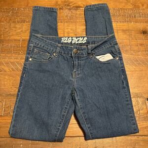 Tag Blue Skinny Jeans Medium Wash Ripped Denim Size 5/6 Grunge Edgy Streetwear